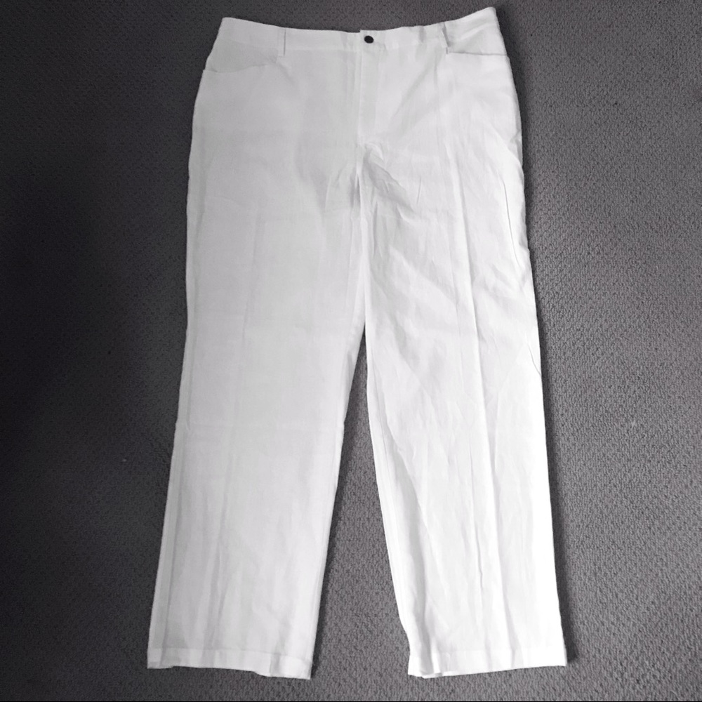 White Linen Pants